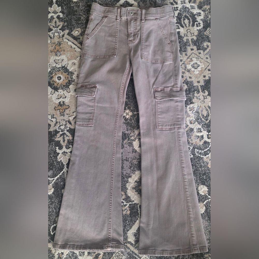 Abercrombie kids Girl High Rise Flare Jeans